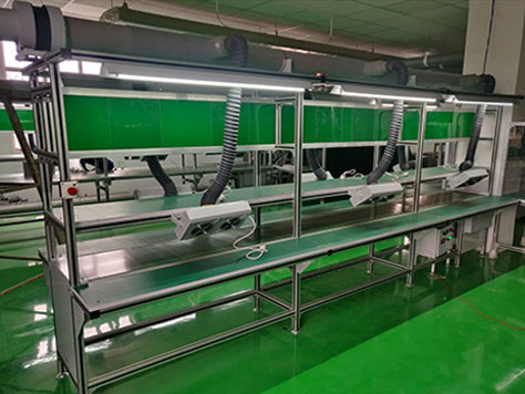 Belt Conveyor With Double Sided Work Platform